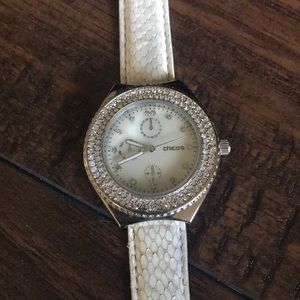 Chico’s silver sparkly watch